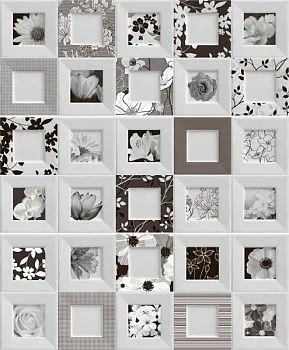 Настенный декор Black&White Decor Bella  (3 вида без выбора)