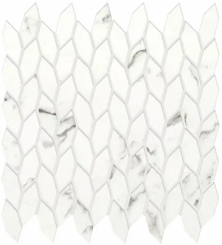 Мозаика Marvel Shine Statuario Supremo Mos. Twist Shiny (A4WM) (изображение)