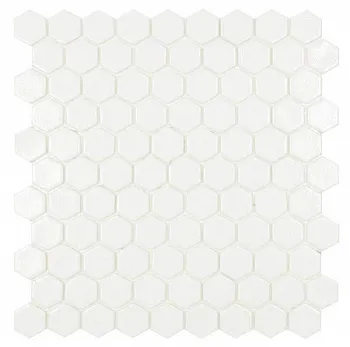 (Vidrepur) Мозаика Hex № 100 Antid. (на сетке) 31.7x30.7