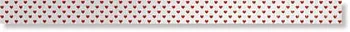 Бордюр AMORE BIANCO ROSSO LISTELLO