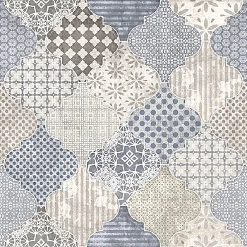 Керамогранит глаз. Majolica голубой (C-MA4R042D)