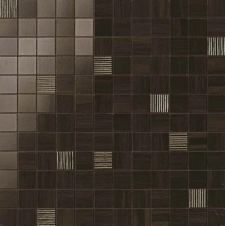 Мозаика Aston Wood Dark Oak Mosaic (изображение)