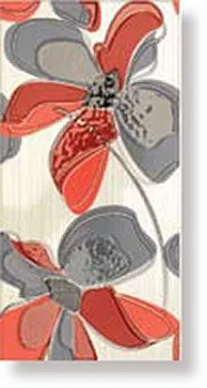 Декор Line Flor Rojo
