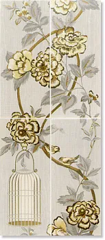 Панно COMP.4PZ VIV.ARG/ORO GABBIA