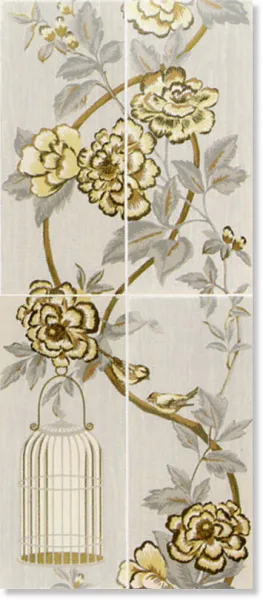 Панно COMP.4PZ VIV.ARG/ORO GABBIA (изображение)