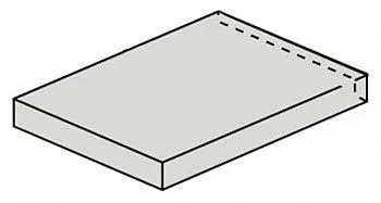 Ступень угловая Element Wood Faggio Scalino Angolare SX Nat Rett лев (620070000780)