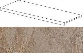 Фронтальная ступень 620070000921 Privilege Grigio Scalino Frontale 120