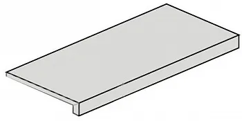 Ступень угловая Millenium Silver Scalino Angolare DX правая (620070001288)