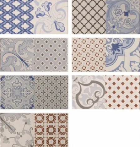 Настенная плитка Artisan Zafra Blanco Decor Mix Mate (изображение)