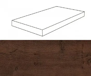 Угоовая ступень 620070000876 Oak Reserve Dark Brown Scalino Angolare Dx / Оак Резерв Дарк Браун Пс