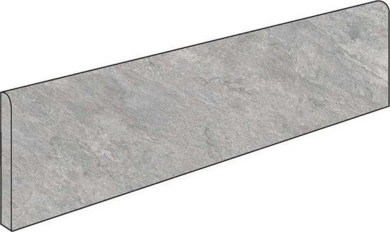 Плинтус QUARSTONE Серый Матовый 7Рек