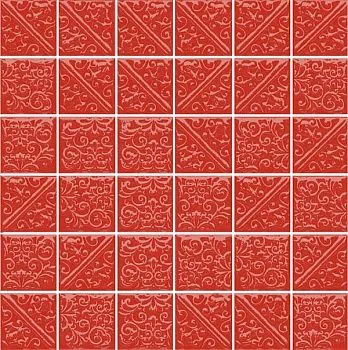 Настенная плитка Ла-Виллет 21024 красный