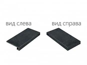 Ступень угловая правая Materia Titanio Scalino Angolar DX (620070000821)