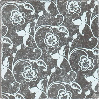 Декор BLACK MARBLE Motif №2 черный
