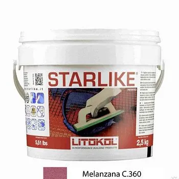 Litochrom Starlike C.360 баклажан (2,5кг)