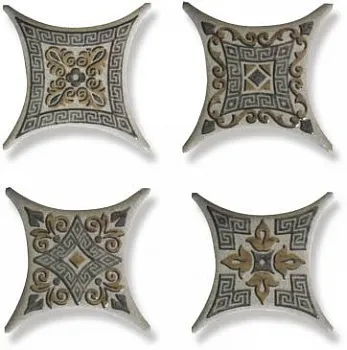 Вставка Estrella Set 01 Gris (4 вида)