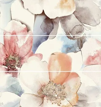 Панно DEC SET (3) GIAUNGLA WHITE (78797895)