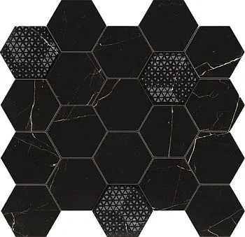 Мозаика HEXAGON ROYAL NERO (02613)
