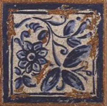 Вставка gr6. TACO ANTIGA AZUL