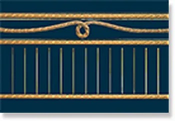 Бордюр Zocalo Rumbo Aqua СБ054