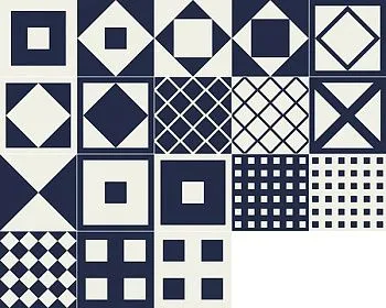 Керамогранит TWENTY BLUES MIX RETT (B152)