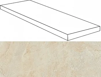 Угловая ступень 620070001026 Force Ivory Scalino Angolare Dx правая 60