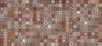Настенная плитка Hammam рельеф коричневый (HAG111D)