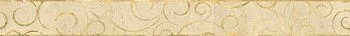 Бордюр Миланезе дизайн Флорал крема 1506-0156