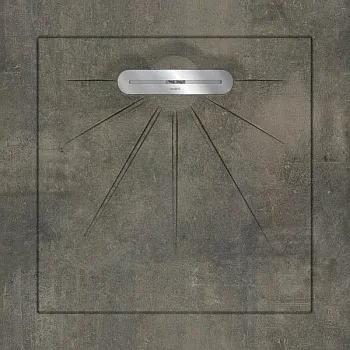 Керамический душевой поддон BETON ANTHRACITE - MULTI LINEAR MASSIVE 90