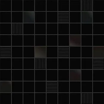 Мозаика Black&White Cubic Black