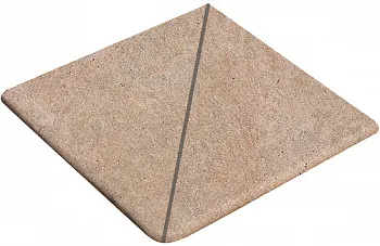 Угл.ступень Cart.Pietra de Firenze Nebbia curvo (set 2 pcs)