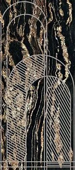 Декор NOBILE DEC.ARCHI B BLACK TAURUS SOFT RET