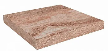 Угловая ступень Амбуаз  клееная левая беж (DL602200R/GC)