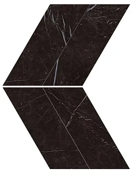 Мозаика керамогранит Marvel Stone Nero Marquina Chevron Lappato (AS1W)
