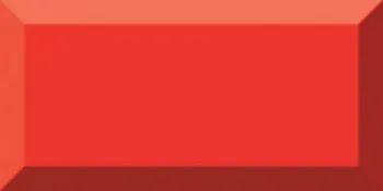 Настенная плитка  ROJO BISELADO BX