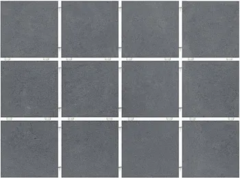 Керамогранит Амальфи 1290H серыйтемный (полотно из 12 частей 29.8х39.8)