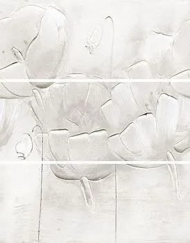 Настенный декор DECOR FLORETTE-3 (комплект 3 плитки)