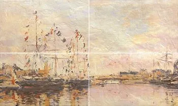 Панно Normandie beige panno 01 (комплект из 4 шт) (010301001791)