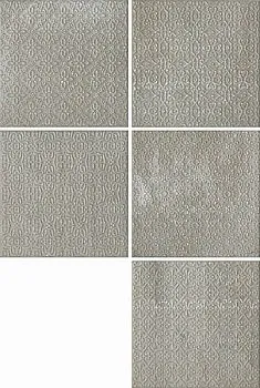 Настенная плитка Zoe Glitter Grey Mix 5 (без подбора)