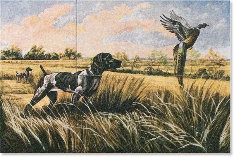 Панно 4368/B Охота панно (изображение)