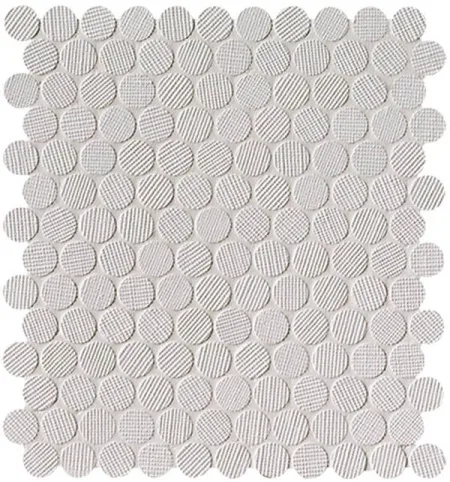 Мозаика Milano_Wall Bianco Round Mos. (fNVQ) (изображение)