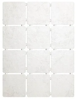 Плитка 1223 Ницца светло-серый, полотно 30х40 из 12 частей 9,9x9,9