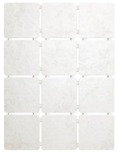Плитка 1223 Ницца светло-серый, полотно 30х40 из 12 частей 9,9x9,9 (изображение)