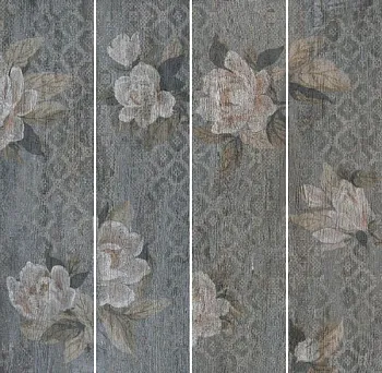 Керамогранит SG704600R Поджио Цветы серый обрезной (11мм)