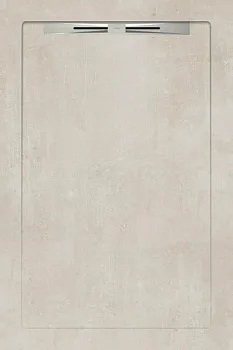 Керамический душевой поддон BETON CREAM - SLOPE LINE 120