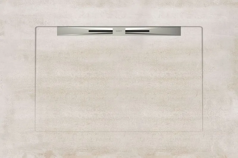 Керамический душевой поддон COSMO WHITE - SLOPE NOVA LINE (изображение)