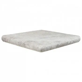 (Exagres) Ступень угловая закругленная CARTABON MANHATTAN GREY 33,5х33,5х4