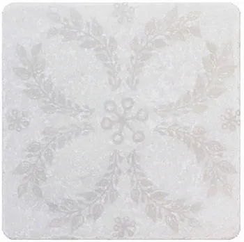 Декор WHITE MARBLE Motif №5 белый