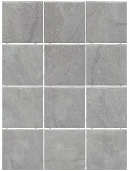 Напольная плитка Дегре 1299 серый (полотно из 12 частей 9.9х9.9)