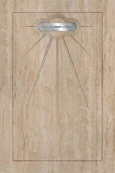 Керамический душевой поддон TRAVERTEN GOLD - MULTI LINEAR MASSIVE